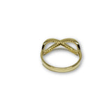 10K Or Jaune Bague Infini Pour Femme WGR-198 - OR QUEBEC 