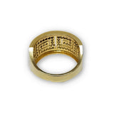bague versace 2 tons en or 10k WGR-226 - OR QUEBEC 
