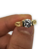 Bague Versace solitaire en or 10k WGR-227 - OR QUEBEC 