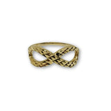 10K Or Jaune Bague Infini Pour Femme WGR-181 - OR QUEBEC 