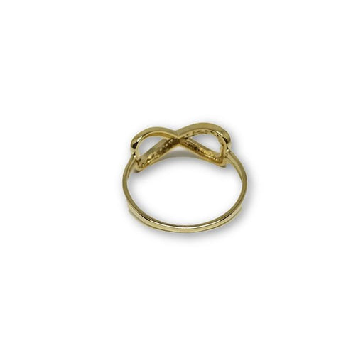 10K Or Jaune Bague Infini Pour Femme WGR-185 - OR QUEBEC 