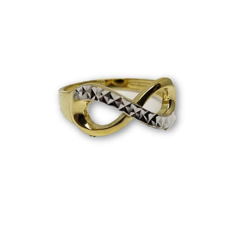 10K Or Jaune Bague Infini Pour Femme WGR-188 - OR QUEBEC 