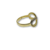 10K Or Jaune Bague Infini Pour Femme WGR-198 - OR QUEBEC 