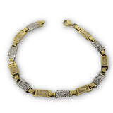 Bracelet Versace coupe diamond cut 10K WBG-323 - OR QUEBEC 