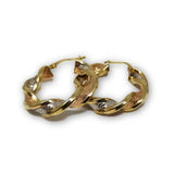Versace 3 tons rond twister en or 10K Special GE-338