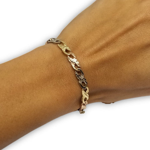 Bracelet infini 3 tons en or 10k pour elle Amour Eternall WBG-314 - OR QUEBEC 