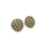 Studs rond en or 10K Cristalliser GE-355