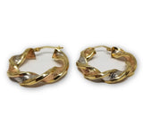Versace 3 tons rond twister en or 10K Special GE-338