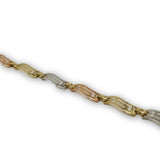 Bracelet Versace jaune , rose et blanc  en or 10K WBG-319 - OR QUEBEC 