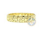 10K 14MM Bracelet Nugget MB-015 - OR QUEBEC 