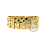 10K 20MM Bracelet Nugget MB-017 - OR QUEBEC 