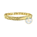10K 7MM Bracelet Nugget ID MB-019 - OR QUEBEC 