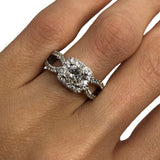 Bague Fiancailles , Engagement Ring GIA 